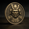 Cyber Bushido Coin | Solid Brass EDC Coin