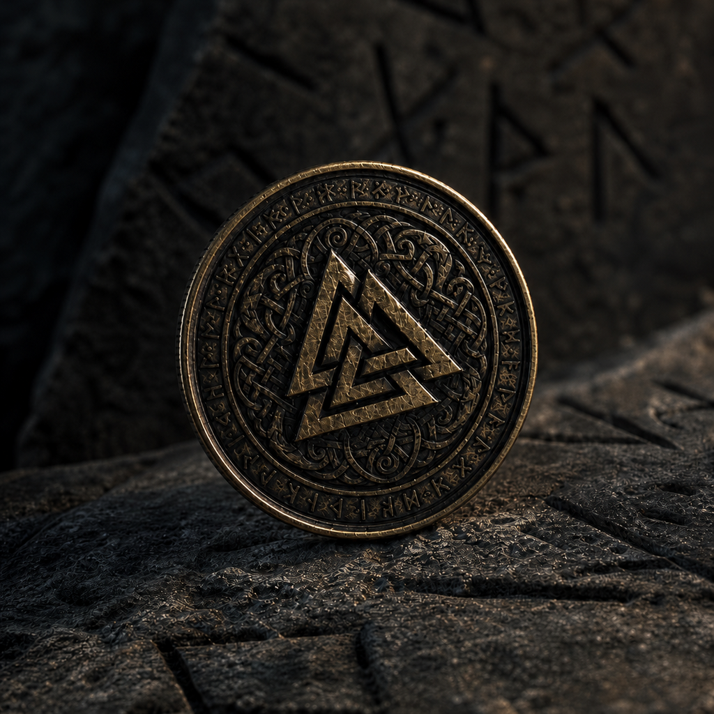 The Odin's Awakening | Solid Brass EDC Coin