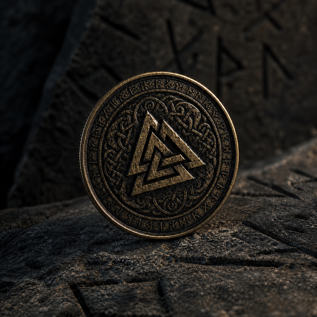 The Odin's Awakening | Solid Brass EDC Coin