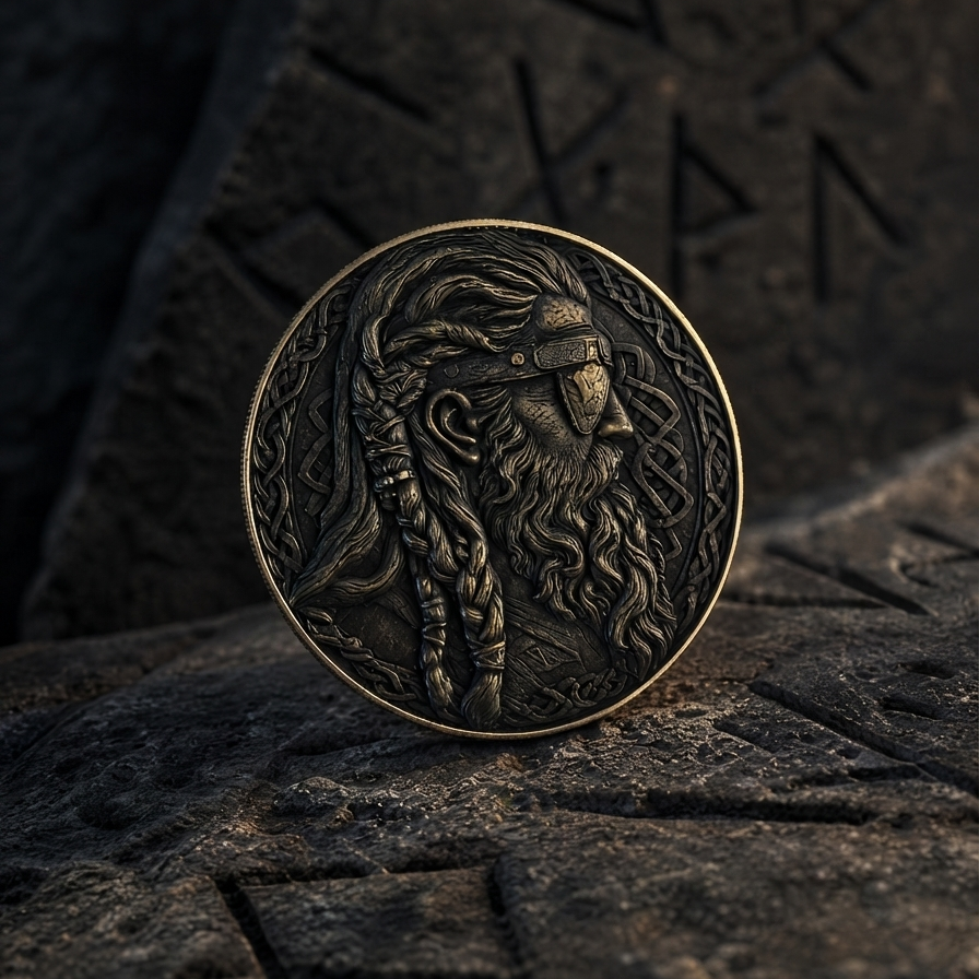 The Odin's Awakening | Solid Brass EDC Coin