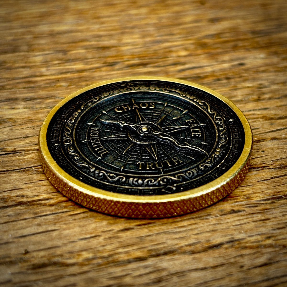 The Paradox | Solid Brass EDC Coin