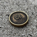 SCARS REMIND US | Solid Brass EDC Coin | ONE OF A KIND