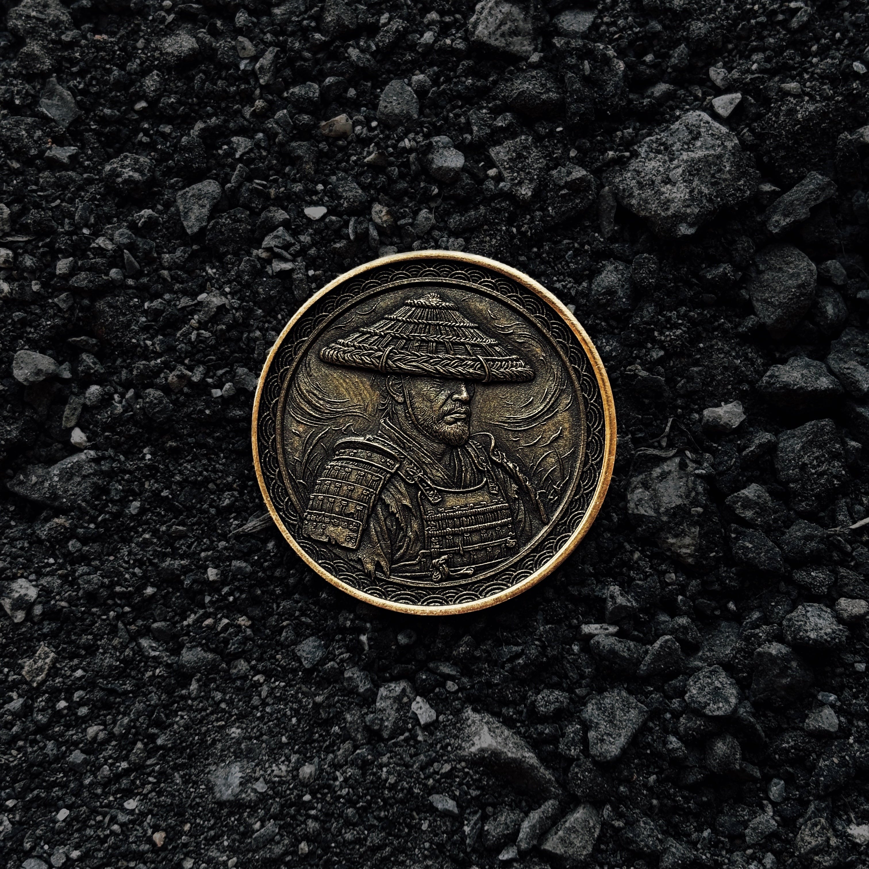 Bushido Coin | Solid Brass EDC Coin