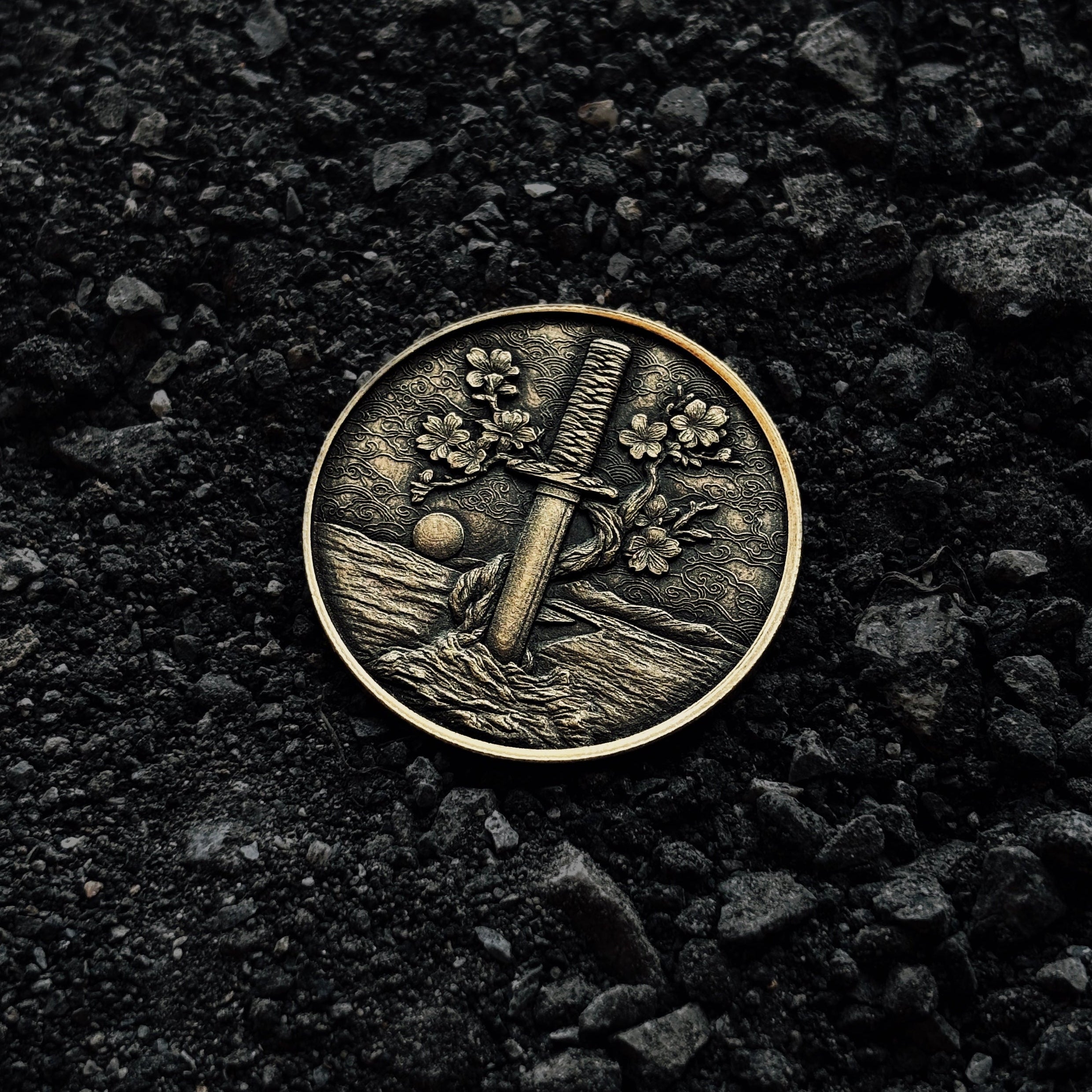Bushido Coin | Solid Brass EDC Coin