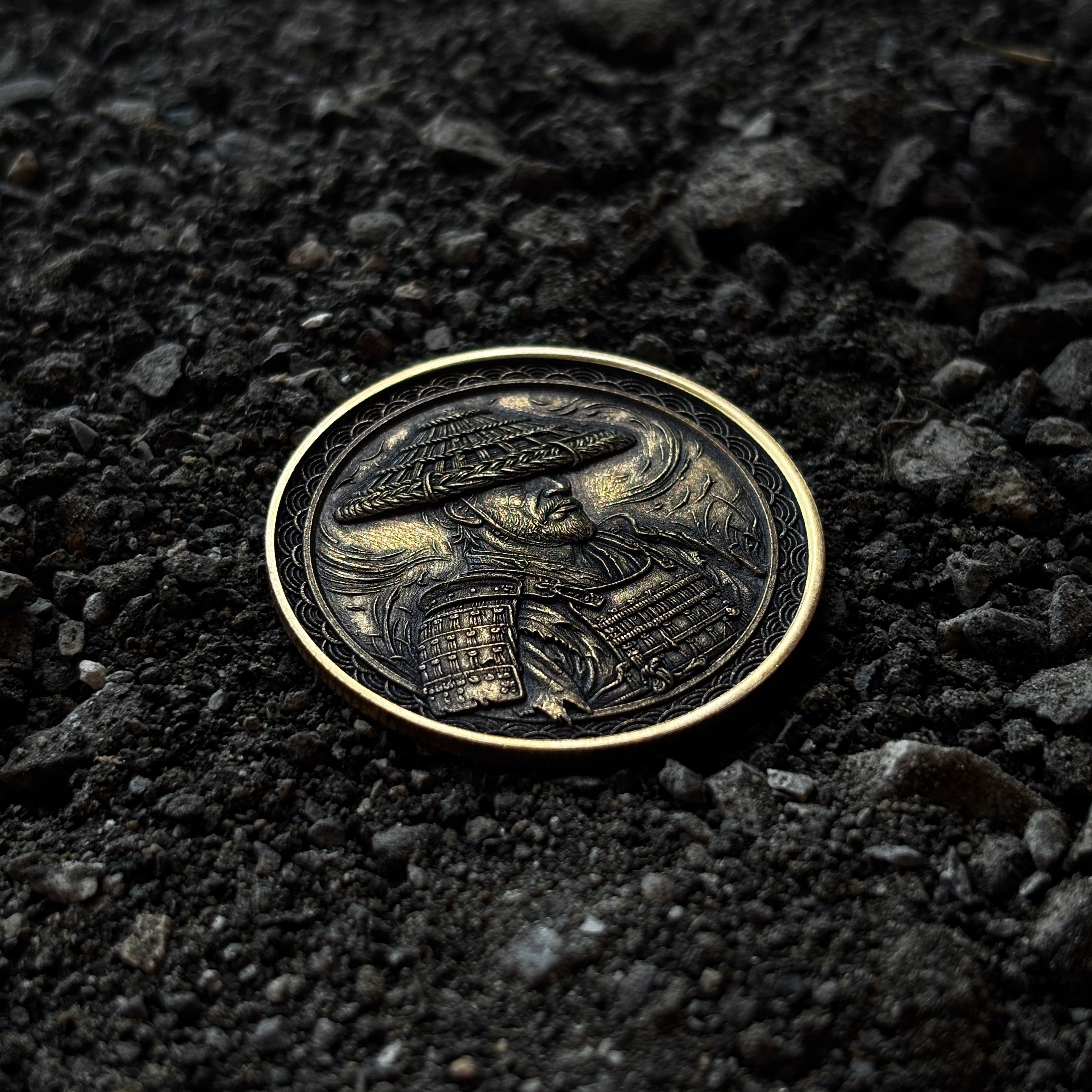 Bushido Coin | Solid Brass EDC Coin