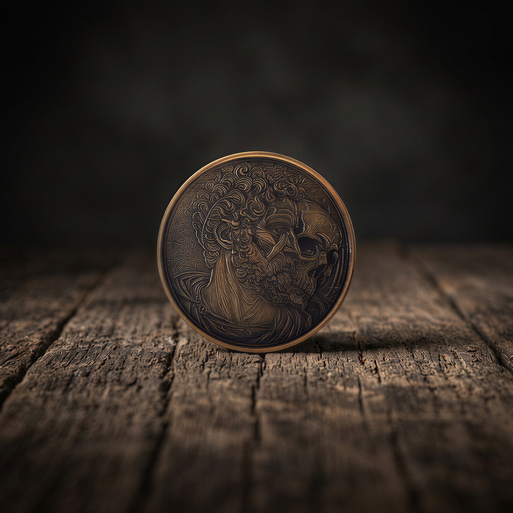 The Emperor’s Dusk | Limited Brass EDC Coin (10 Made)