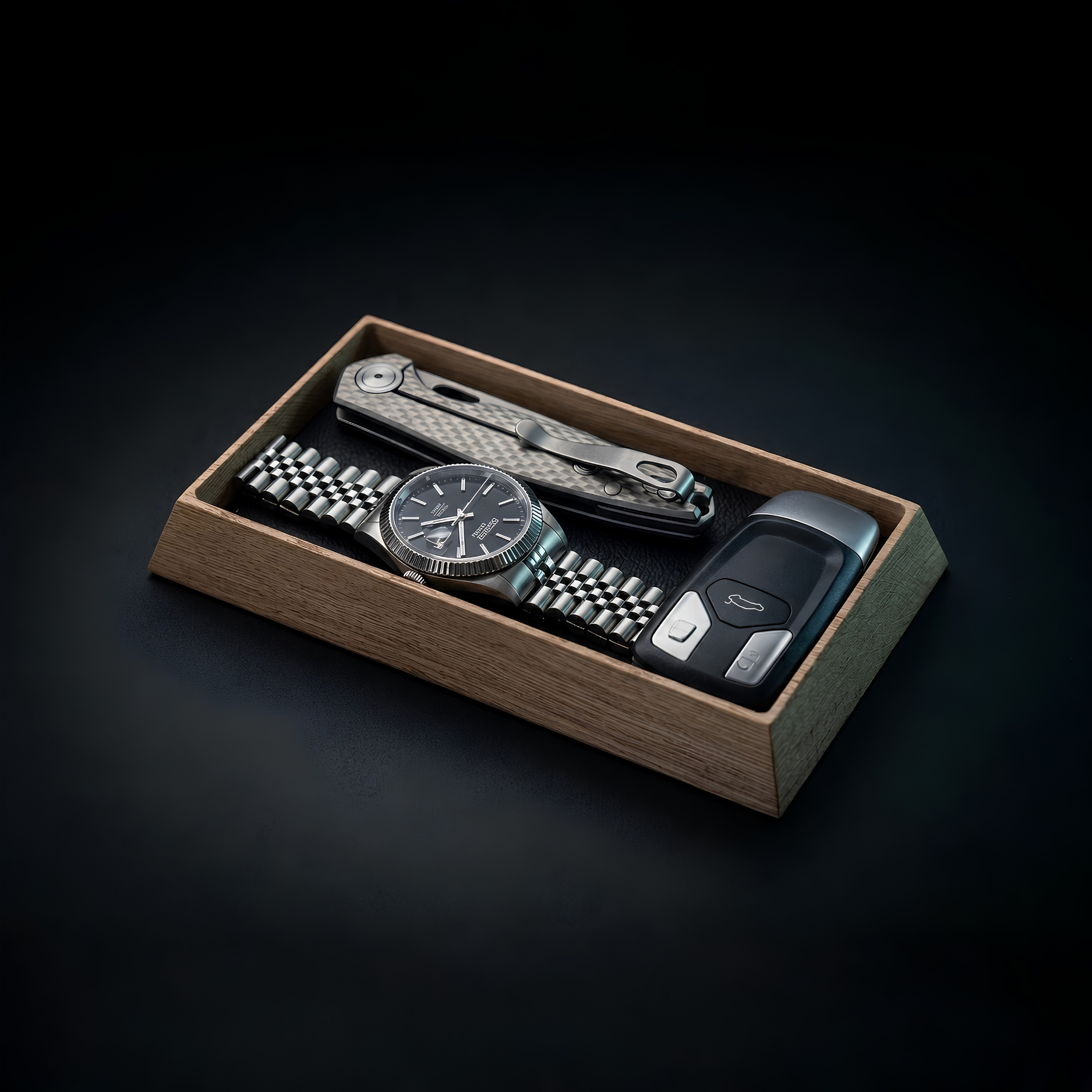 The Nomad Tray | EDC Wooden Tray