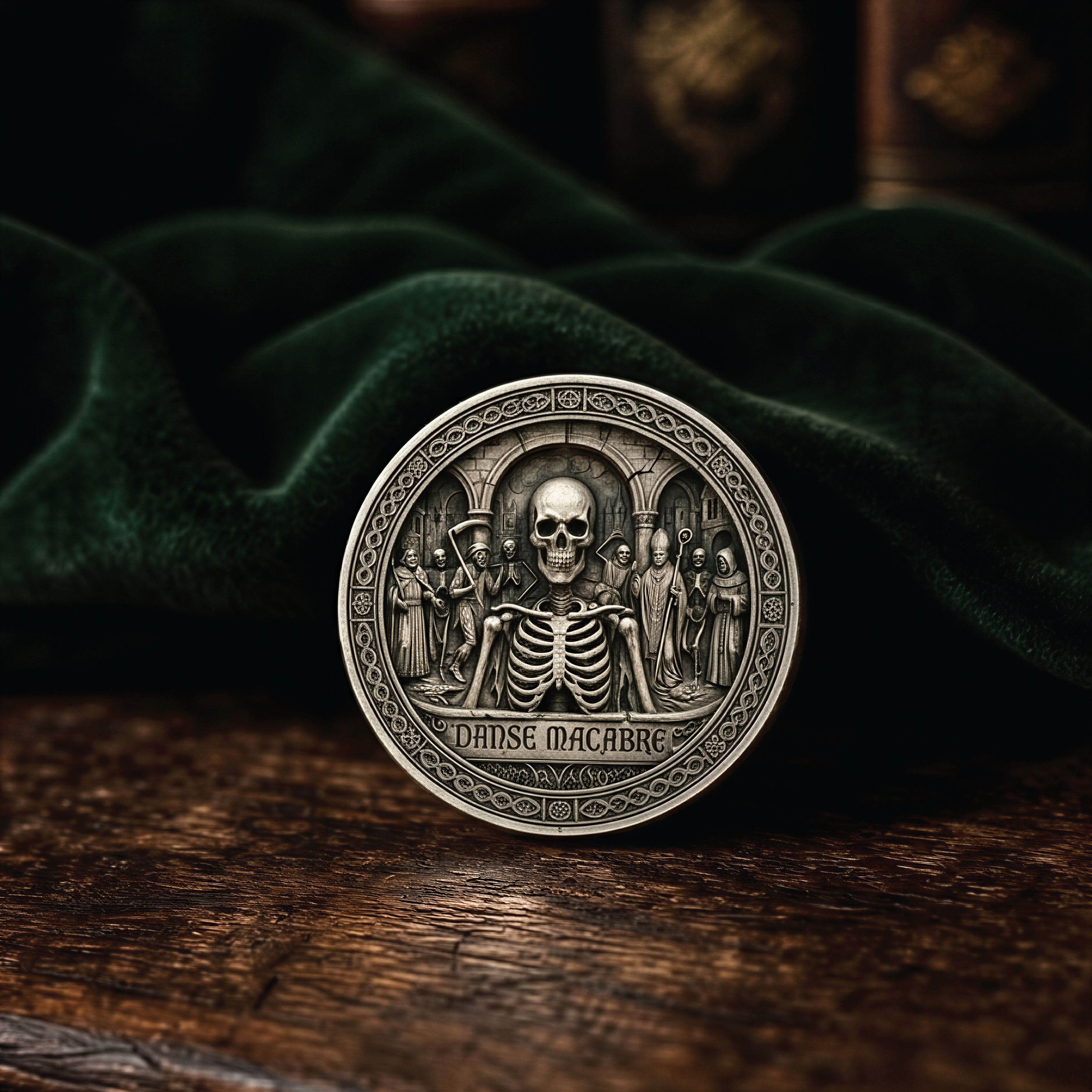 Danse Macabre | Solid Brass EDC Coin | 20 made