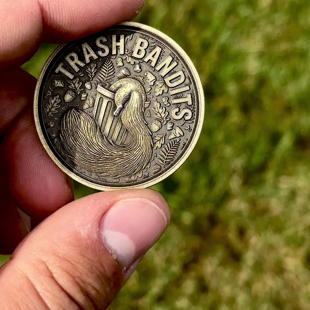 Trash Bandits | Solid Brass EDC Coin